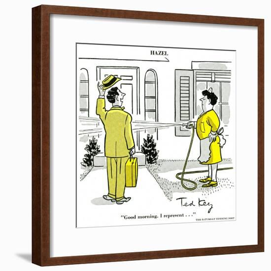 Hazel Cartoon-Ted Key-Framed Giclee Print