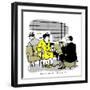 Hazel Cartoon-Ted Key-Framed Giclee Print