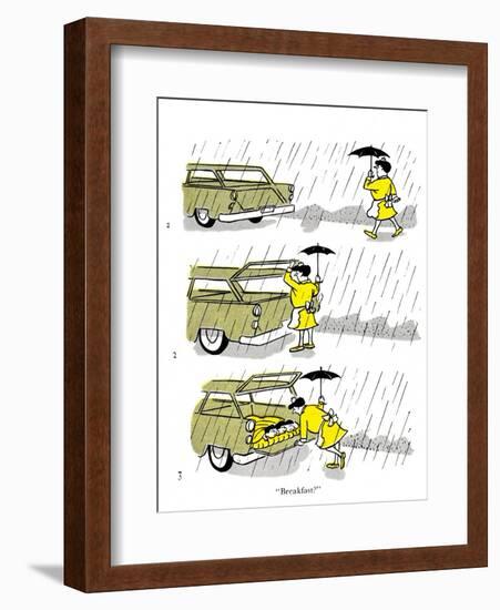 Hazel Cartoon-Ted Key-Framed Giclee Print