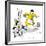 Hazel Cartoon-Ted Key-Framed Giclee Print