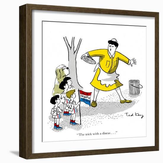 Hazel Cartoon-Ted Key-Framed Giclee Print