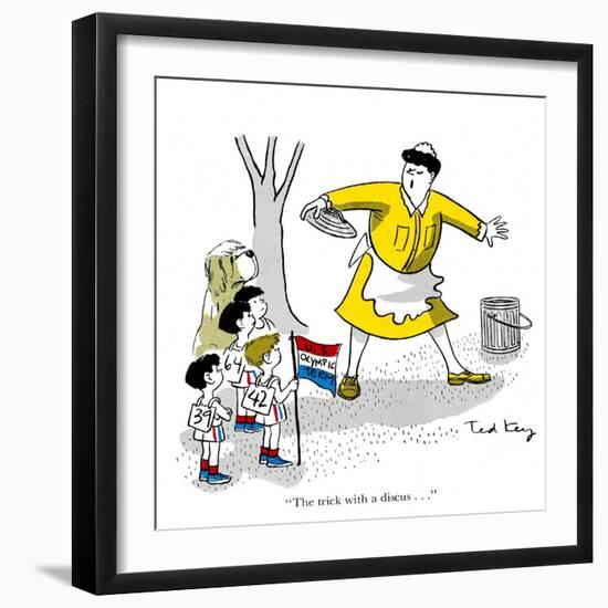 Hazel Cartoon-Ted Key-Framed Giclee Print