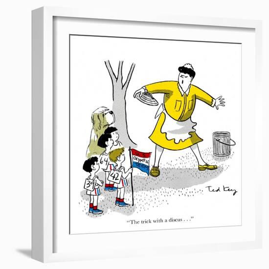 Hazel Cartoon-Ted Key-Framed Giclee Print