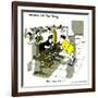 Hazel Cartoon-Ted Key-Framed Giclee Print