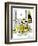 Hazel Cartoon-Ted Key-Framed Giclee Print