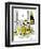 Hazel Cartoon-Ted Key-Framed Giclee Print