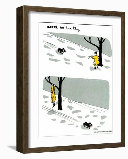 Hazel Cartoon-Ted Key-Framed Giclee Print