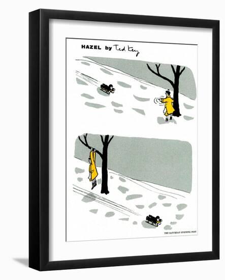 Hazel Cartoon-Ted Key-Framed Giclee Print