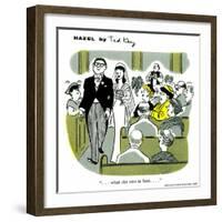 Hazel Cartoon-Ted Key-Framed Giclee Print