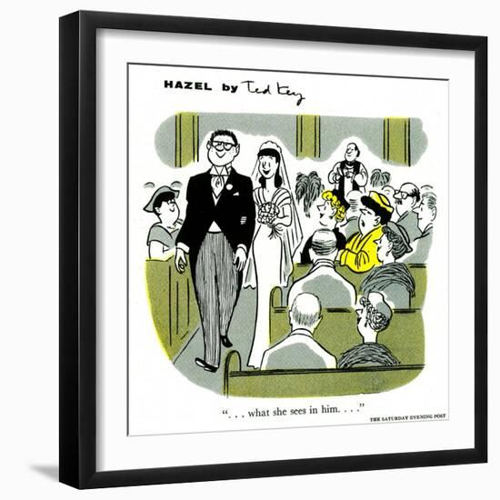 Hazel Cartoon-Ted Key-Framed Giclee Print