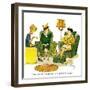 Hazel Cartoon-Ted Key-Framed Giclee Print