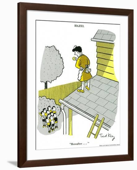 Hazel Cartoon-Ted Key-Framed Giclee Print