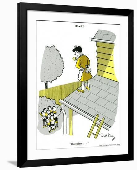 Hazel Cartoon-Ted Key-Framed Giclee Print