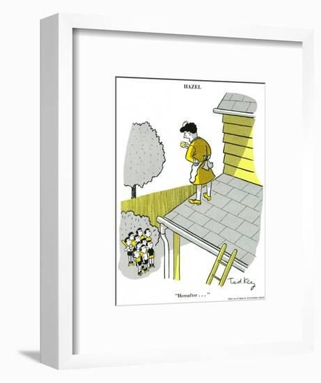 Hazel Cartoon-Ted Key-Framed Giclee Print