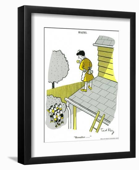 Hazel Cartoon-Ted Key-Framed Giclee Print