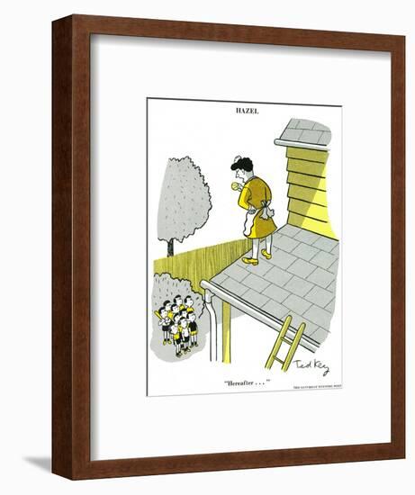 Hazel Cartoon-Ted Key-Framed Giclee Print