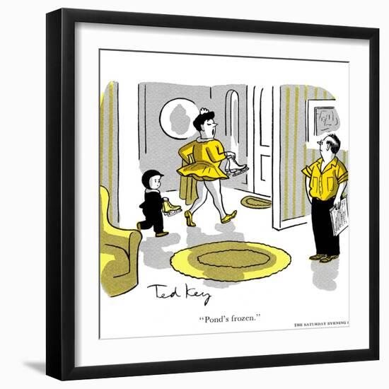 Hazel Cartoon-Ted Key-Framed Giclee Print