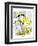 Hazel Cartoon-Ted Key-Framed Giclee Print