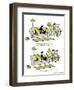 Hazel Cartoon-Ted Key-Framed Giclee Print