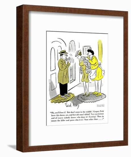 Hazel Cartoon-Ted Key-Framed Giclee Print