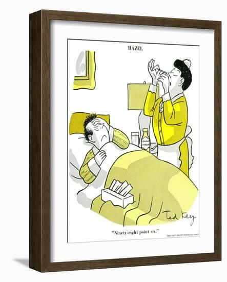 Hazel Cartoon-Ted Key-Framed Giclee Print