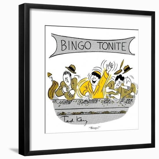 Hazel Cartoon-Ted Key-Framed Giclee Print