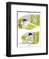 Hazel Cartoon-Ted Key-Framed Giclee Print