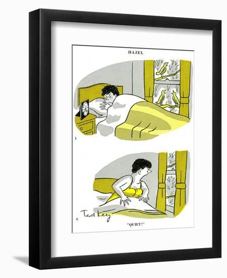 Hazel Cartoon-Ted Key-Framed Giclee Print