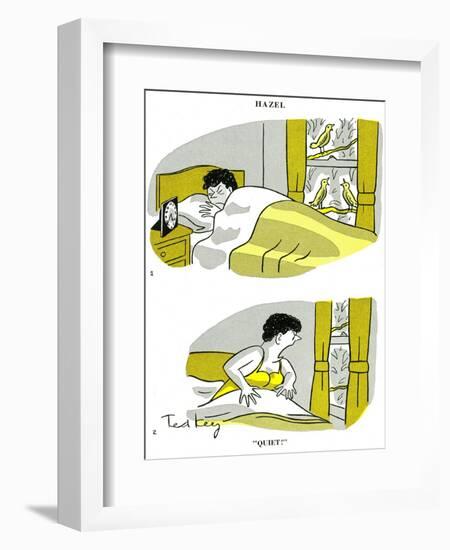 Hazel Cartoon-Ted Key-Framed Giclee Print