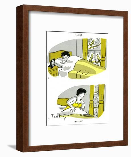 Hazel Cartoon-Ted Key-Framed Giclee Print