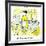 Hazel Cartoon-Ted Key-Framed Giclee Print