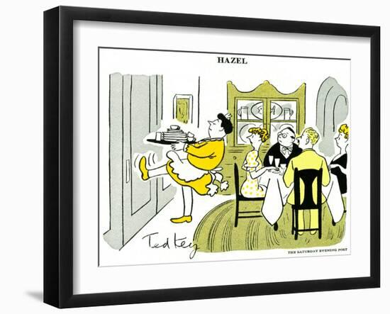 Hazel Cartoon-Ted Key-Framed Giclee Print