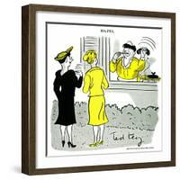 Hazel Cartoon-Ted Key-Framed Giclee Print