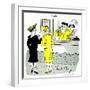 Hazel Cartoon-Ted Key-Framed Giclee Print