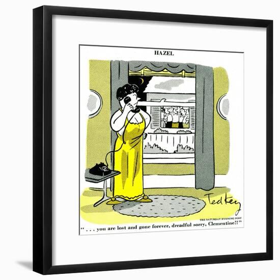 Hazel Cartoon-Ted Key-Framed Giclee Print