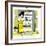 Hazel Cartoon-Ted Key-Framed Giclee Print