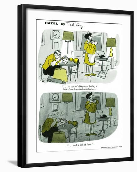 Hazel Cartoon-Ted Key-Framed Giclee Print