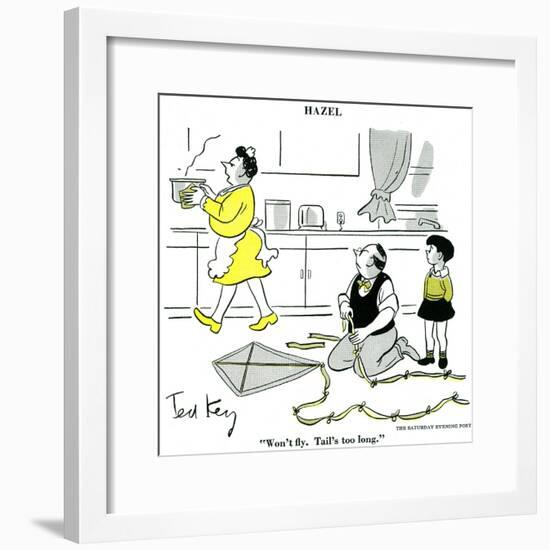 Hazel Cartoon-Ted Key-Framed Giclee Print