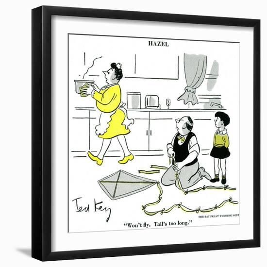 Hazel Cartoon-Ted Key-Framed Giclee Print