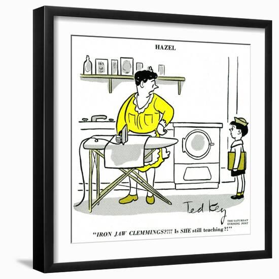 Hazel Cartoon-Ted Key-Framed Giclee Print