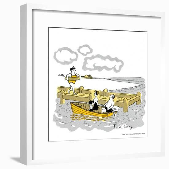 Hazel Cartoon-Ted Key-Framed Giclee Print