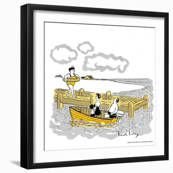 Hazel Cartoon-Ted Key-Framed Giclee Print