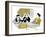 Hazel Cartoon-Ted Key-Framed Giclee Print