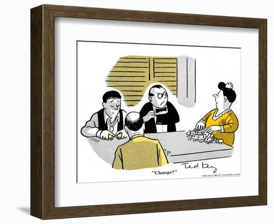 Hazel Cartoon-Ted Key-Framed Giclee Print