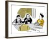 Hazel Cartoon-Ted Key-Framed Giclee Print