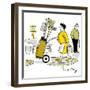 Hazel Cartoon-Ted Key-Framed Giclee Print