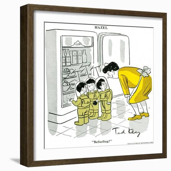 Hazel Cartoon-Ted Key-Framed Giclee Print