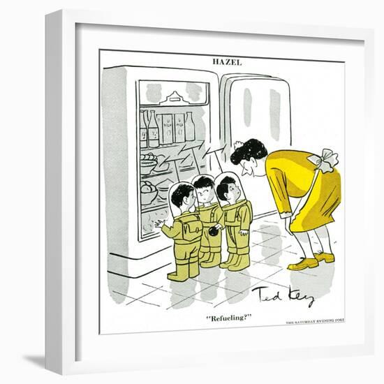 Hazel Cartoon-Ted Key-Framed Giclee Print