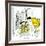 Hazel Cartoon-Ted Key-Framed Giclee Print