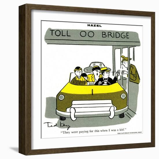 Hazel Cartoon-Ted Key-Framed Giclee Print